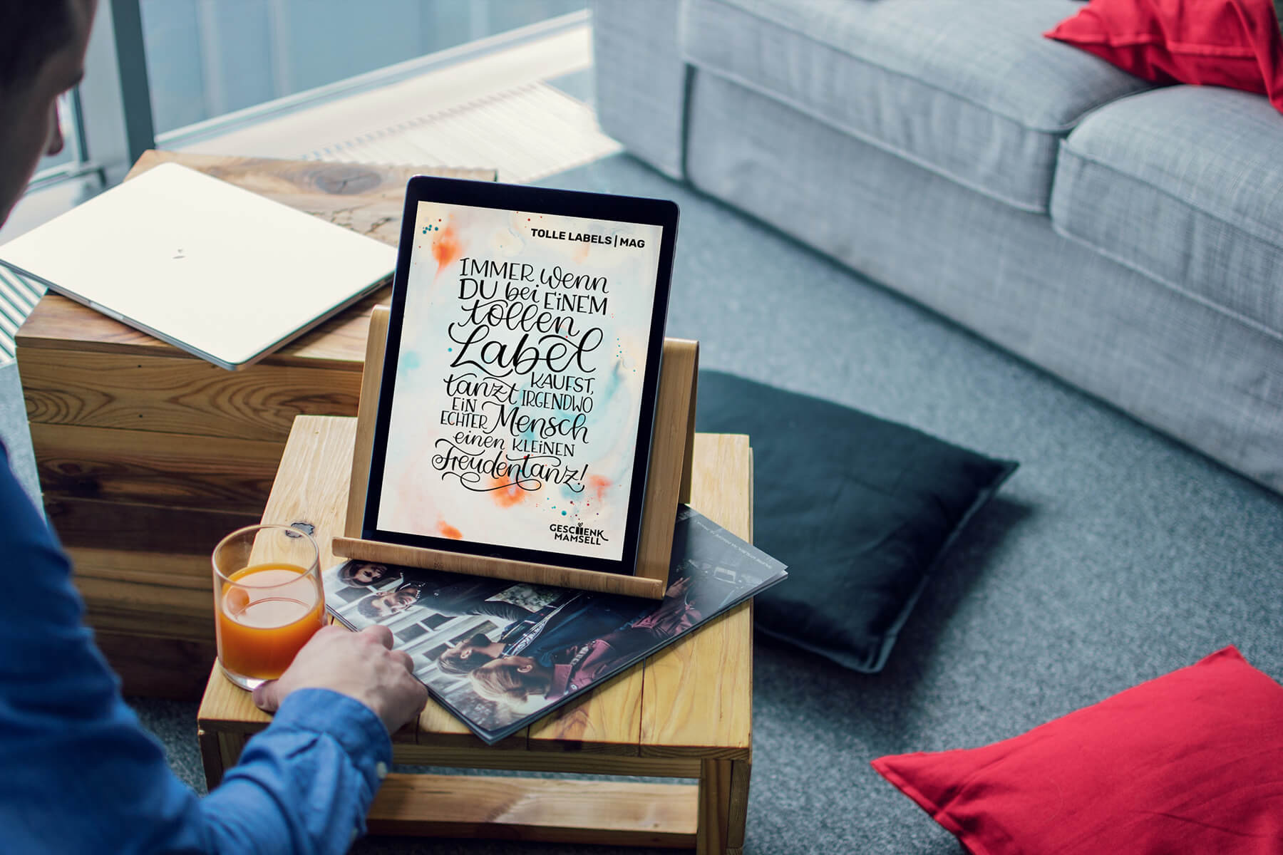 Fast 100 Geschenkideen enthält das E-Magazin TOLLELABELS MAG